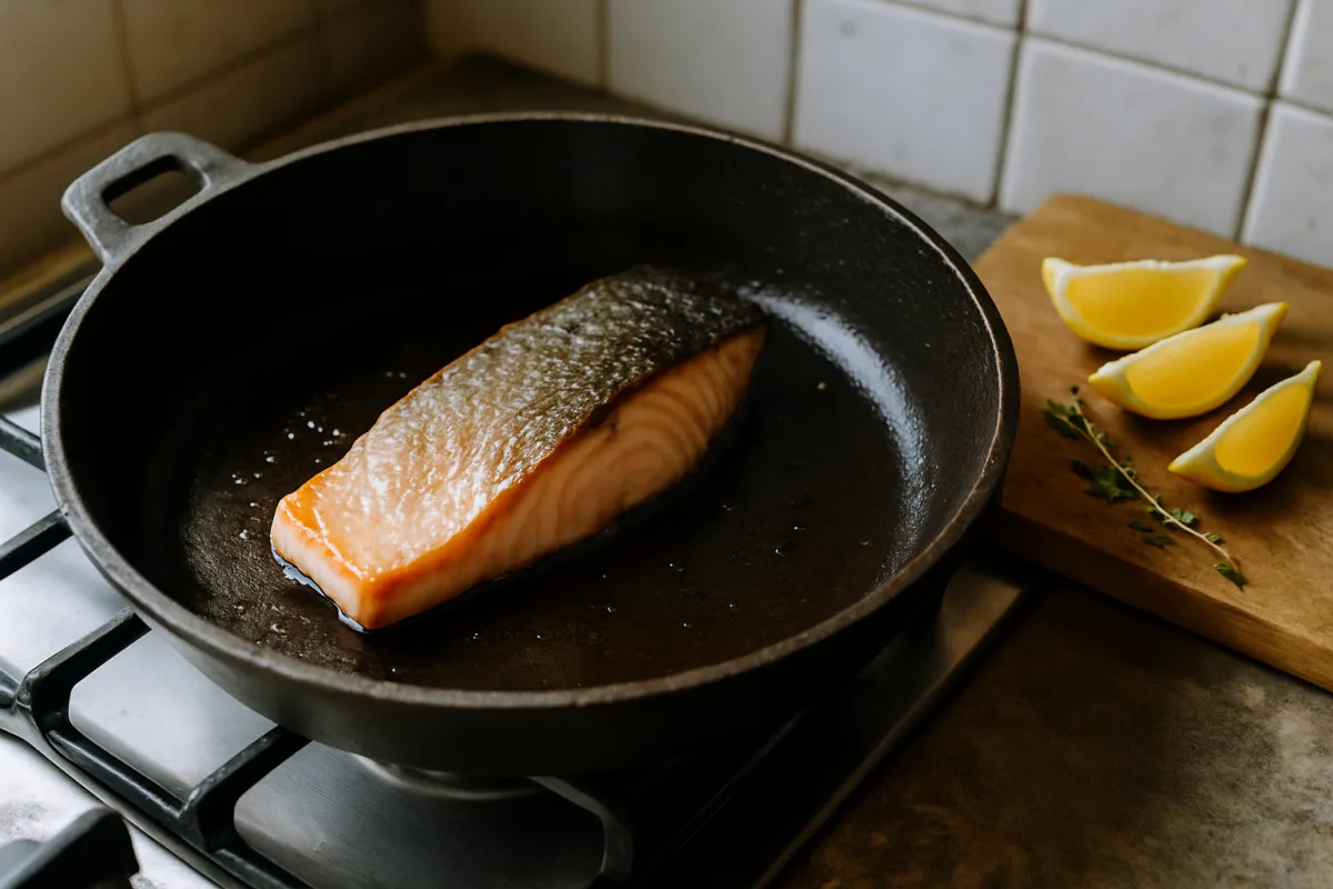 Cuoci il salmone fino a 60 °C al cuore: rimane rosa e non si asciuga